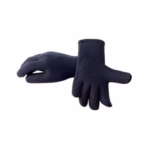 Poseidon Black Line Gloves 5 Finger - 1.5mm