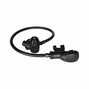 Poseidon Xstream Black Regulator - with 70cm hose
